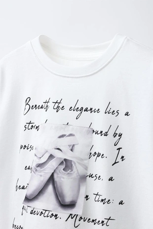 Футболка с фотопринтом «балет»- Заказать в России