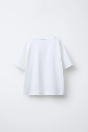 Футболка из хлопка с принтом