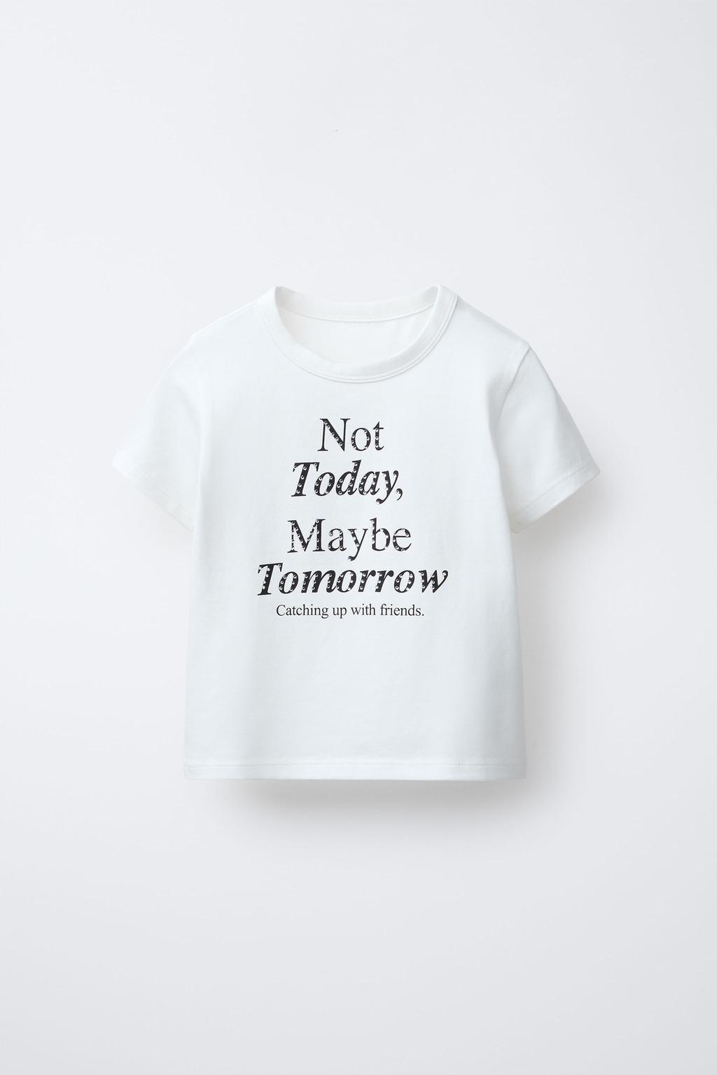 ФУТБОЛКА С ТЕКСТОВЫМ ПРИНТОМ