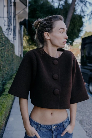 Укороченный кардиган