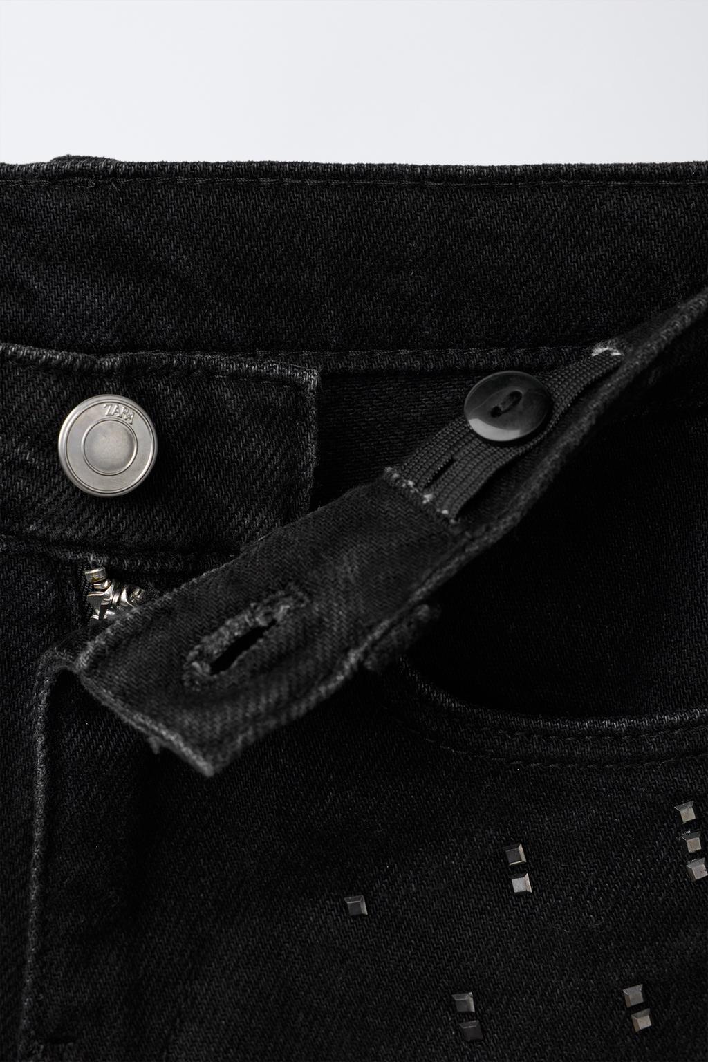 ДЖИНСОВЫЕ ШОРТЫ С ЗАКЛЕПКАМИ