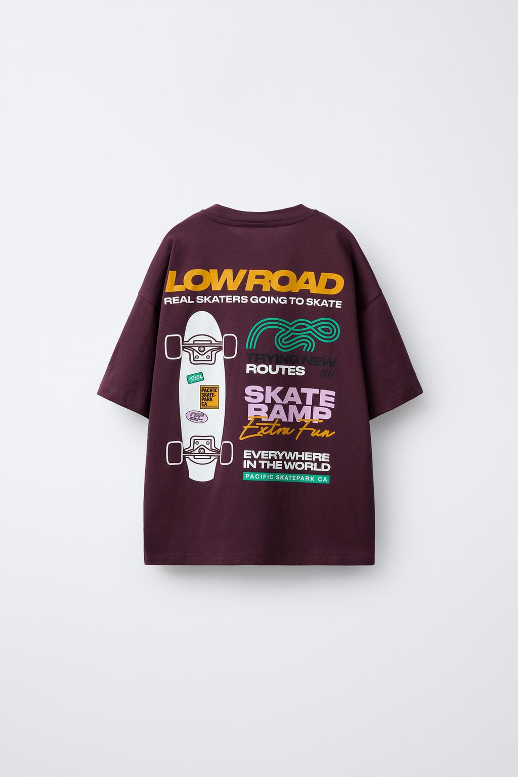 ФУТБОЛКА С ПРИНТОМ «СКЕЙТ»