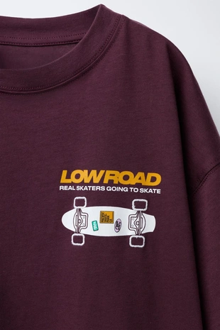 Футболка с принтом «скейт»- Заказать в России