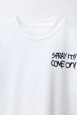 Футболка с принтом граффити- Заказать в России