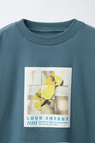 Футболка с фотопринтом «скейт»- Заказать в России