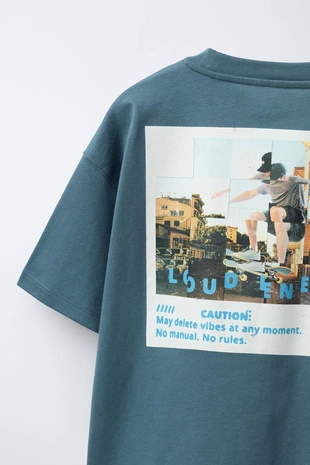 Футболка с фотопринтом «скейт»- Заказать в России