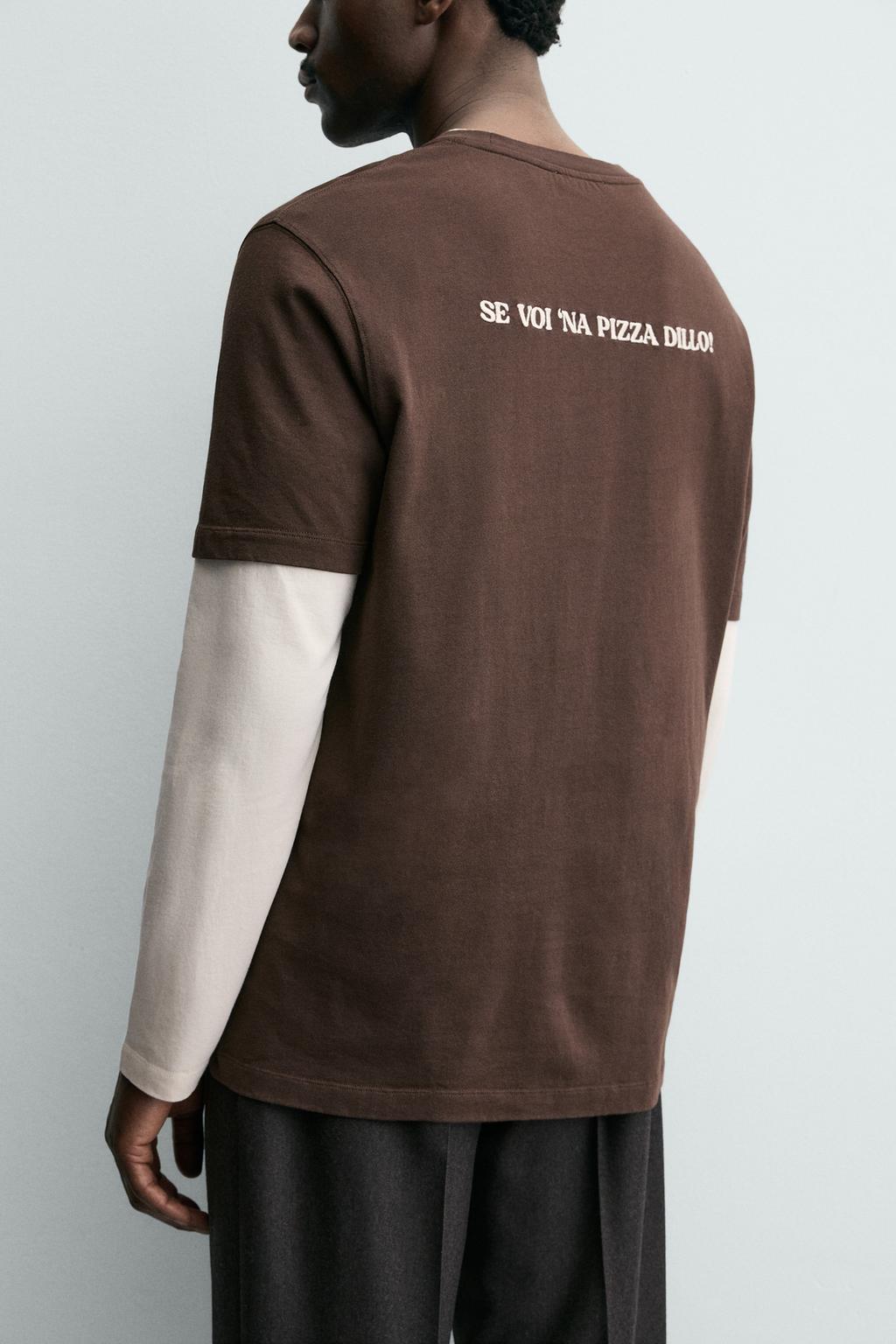 ФУТБОЛКА С ПРИНТОМ PIZZERIA LA MONTECARLO