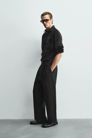 Футболка с рельефным узором и эффектом потертости- Заказать в России