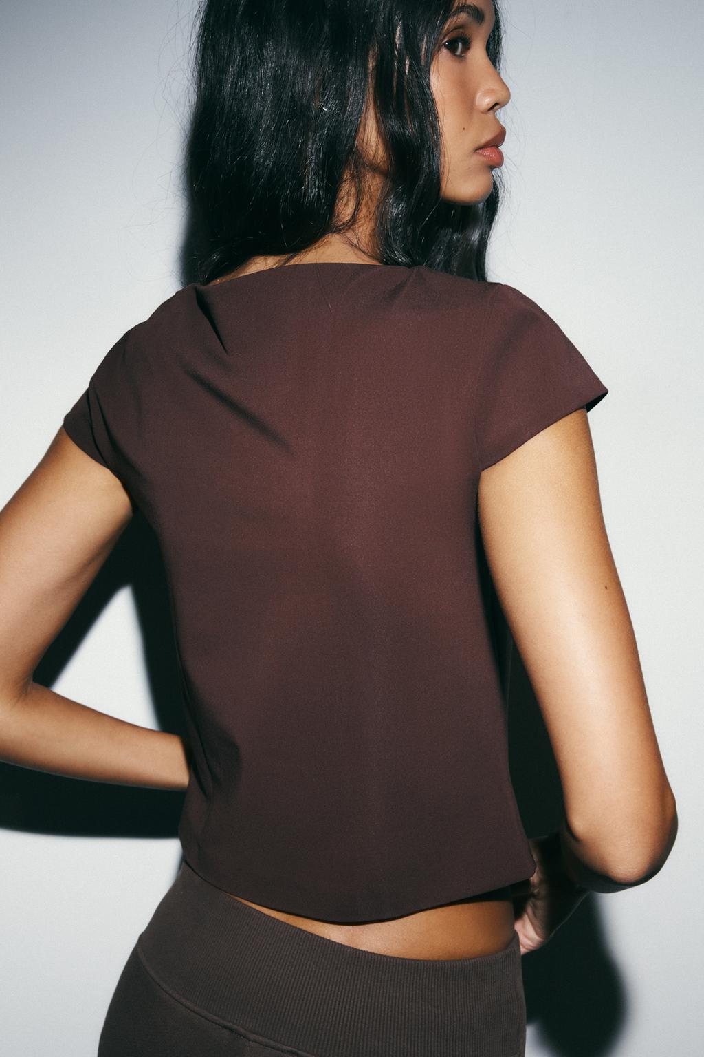 ФУТБОЛКА С КОРОТКИМИ РУКАВАМИ ИЗ ИНТЕРЛОКА