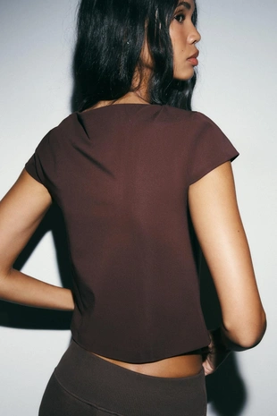 Футболка с короткими рукавами из интерлока