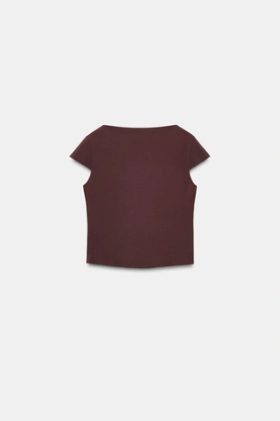 Футболка с короткими рукавами из интерлока- Заказать в России