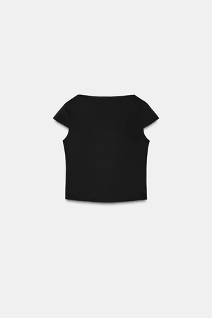 Футболка с короткими рукавами из интерлока- Заказать в России