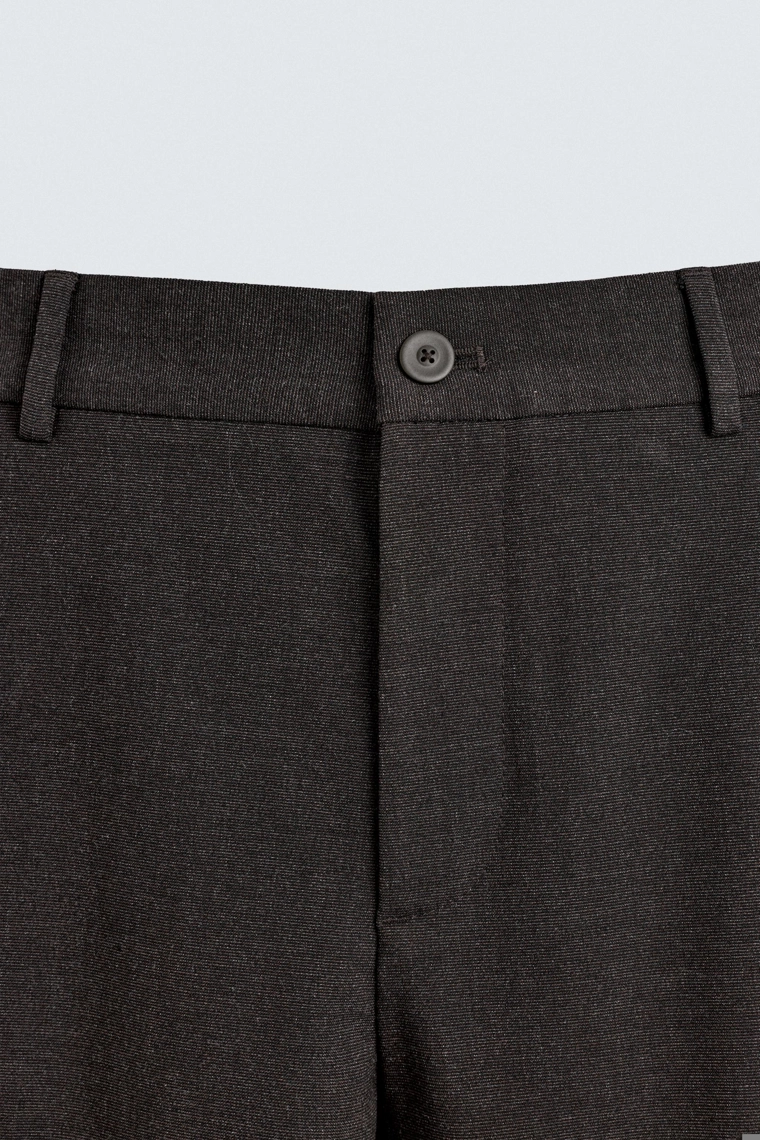 Удобные текстурированные брюки-чино slim fit