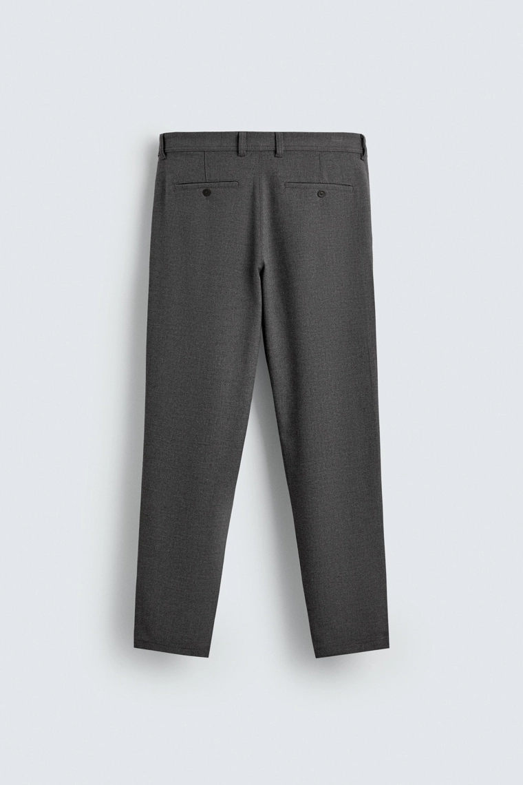 Удобные текстурированные брюки-чино slim fit