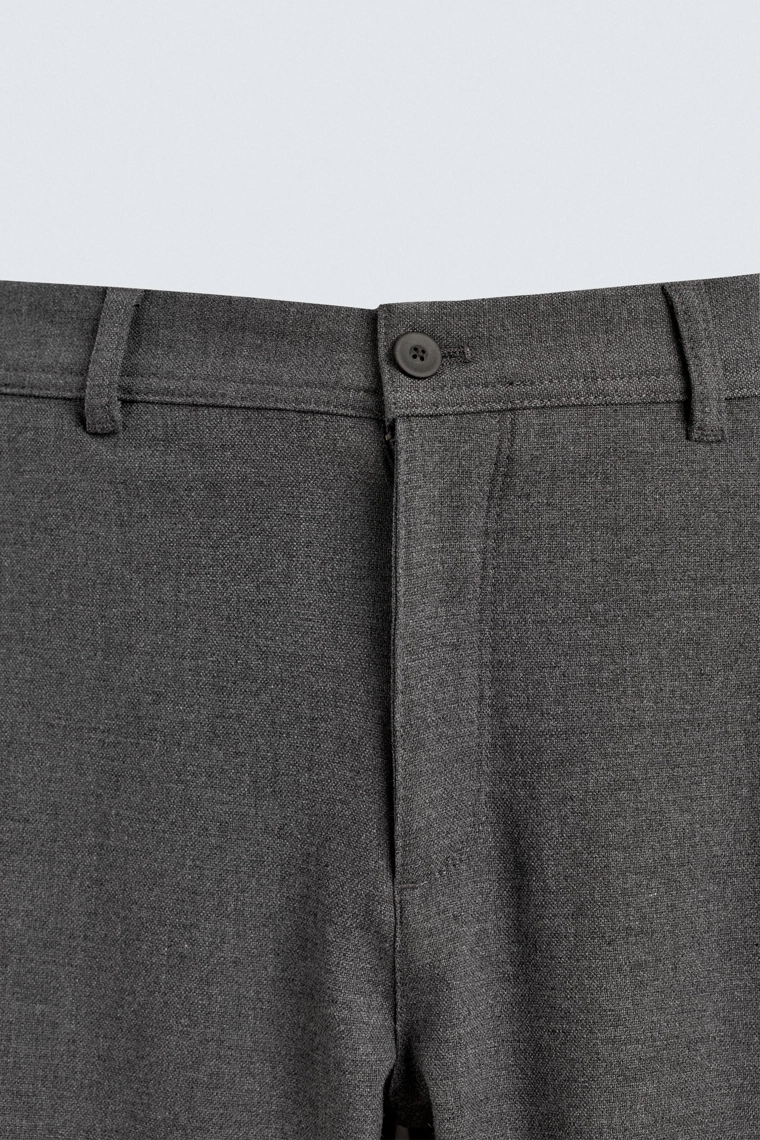 Удобные текстурированные брюки-чино slim fit