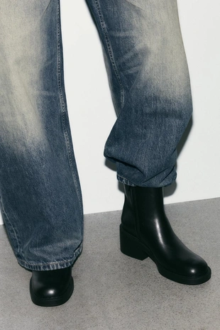 Ботильоны на широком каблуке- Заказать в России