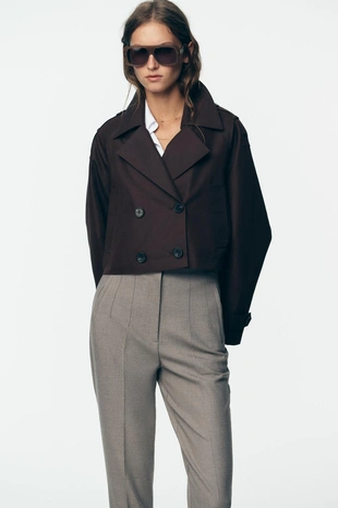 Брюки с высокой посадкой- Заказать в России