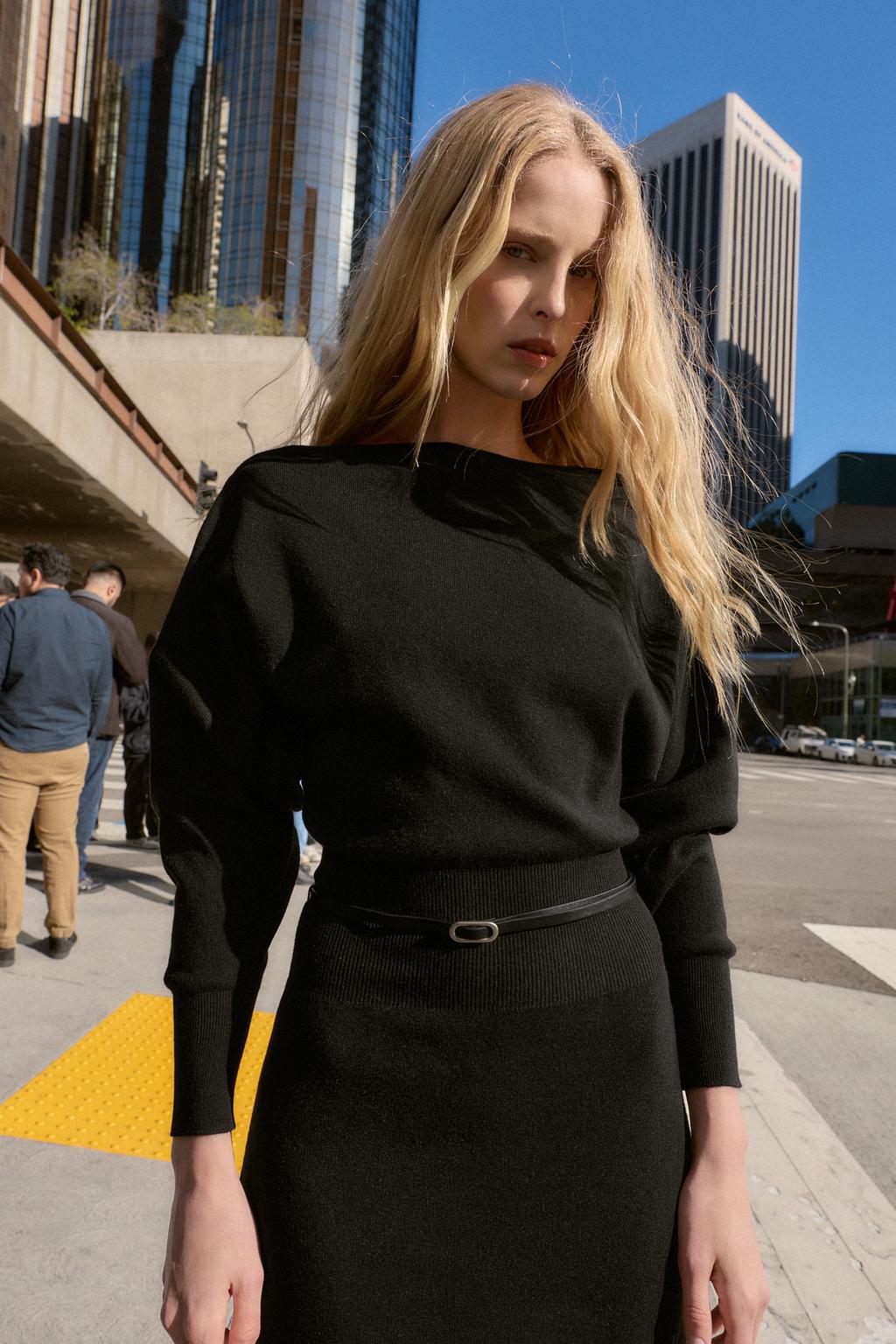 ПЛАТЬЕ МИДИ С ПОЯСОМ