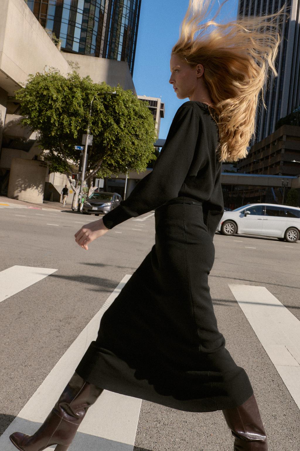 ПЛАТЬЕ МИДИ С ПОЯСОМ