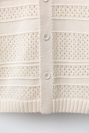 Рубашка из трикотажа, вязаного крючком- Заказать в России