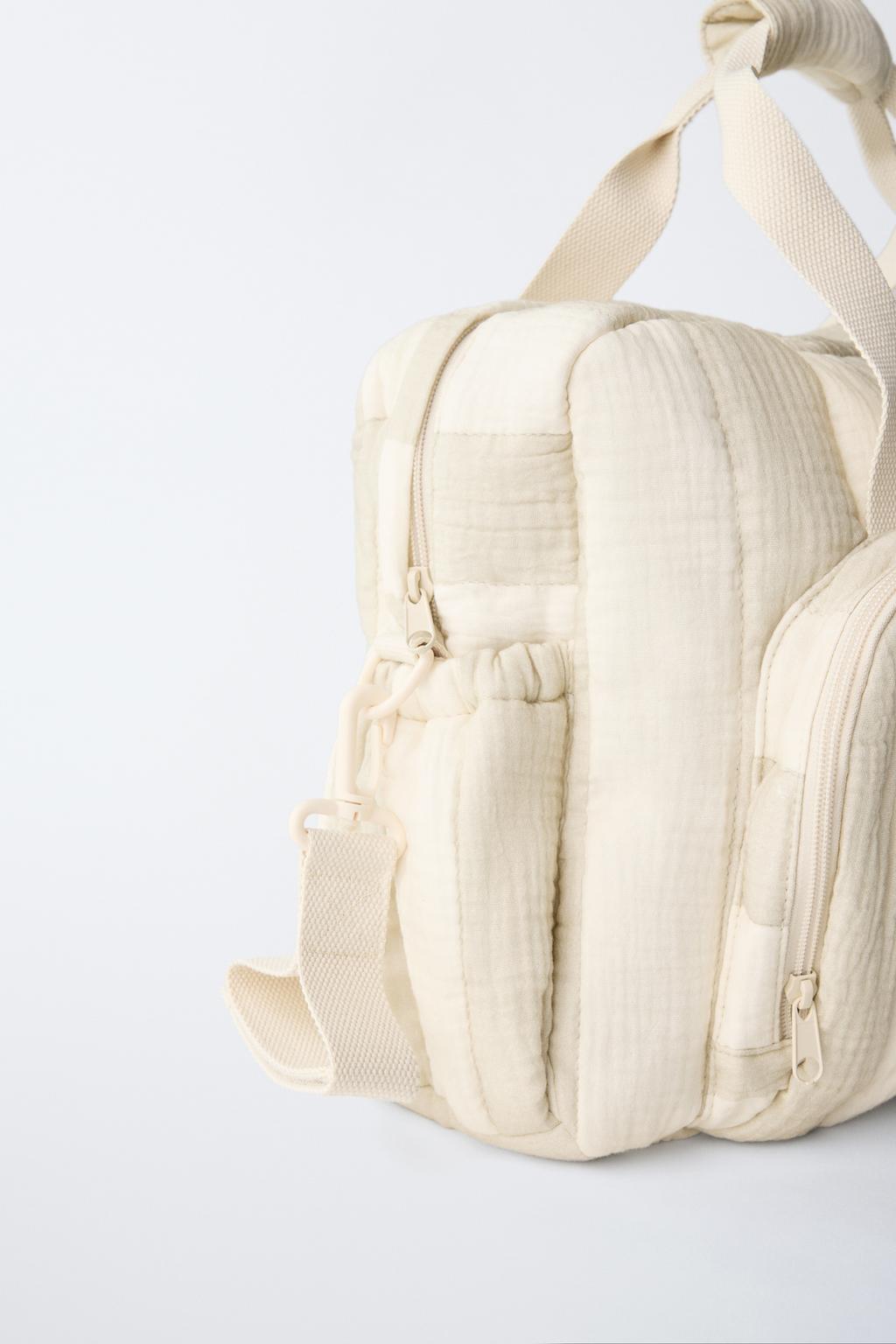 Сумка для беременных в полоску