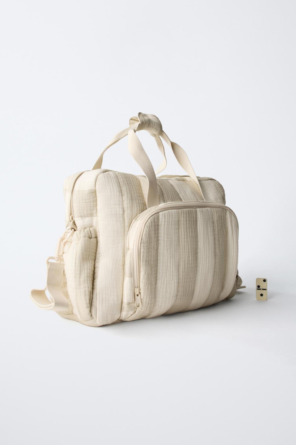 Сумка для беременных в полоску