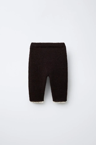 Трикотажные легинсы с кружевом- Заказать в России