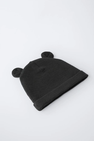 Набор из двух вязаных шляп с анималистическим принтом и ушками- Заказать в России