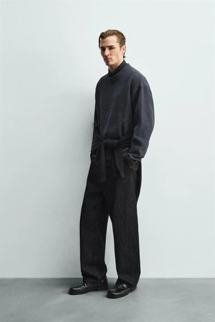 Джемпер из структурированной шенилли- Заказать в России