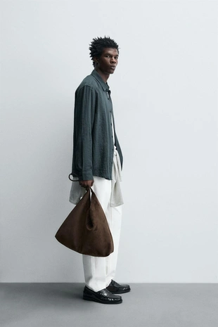 Однотонная сумка-шопер- Заказать в России