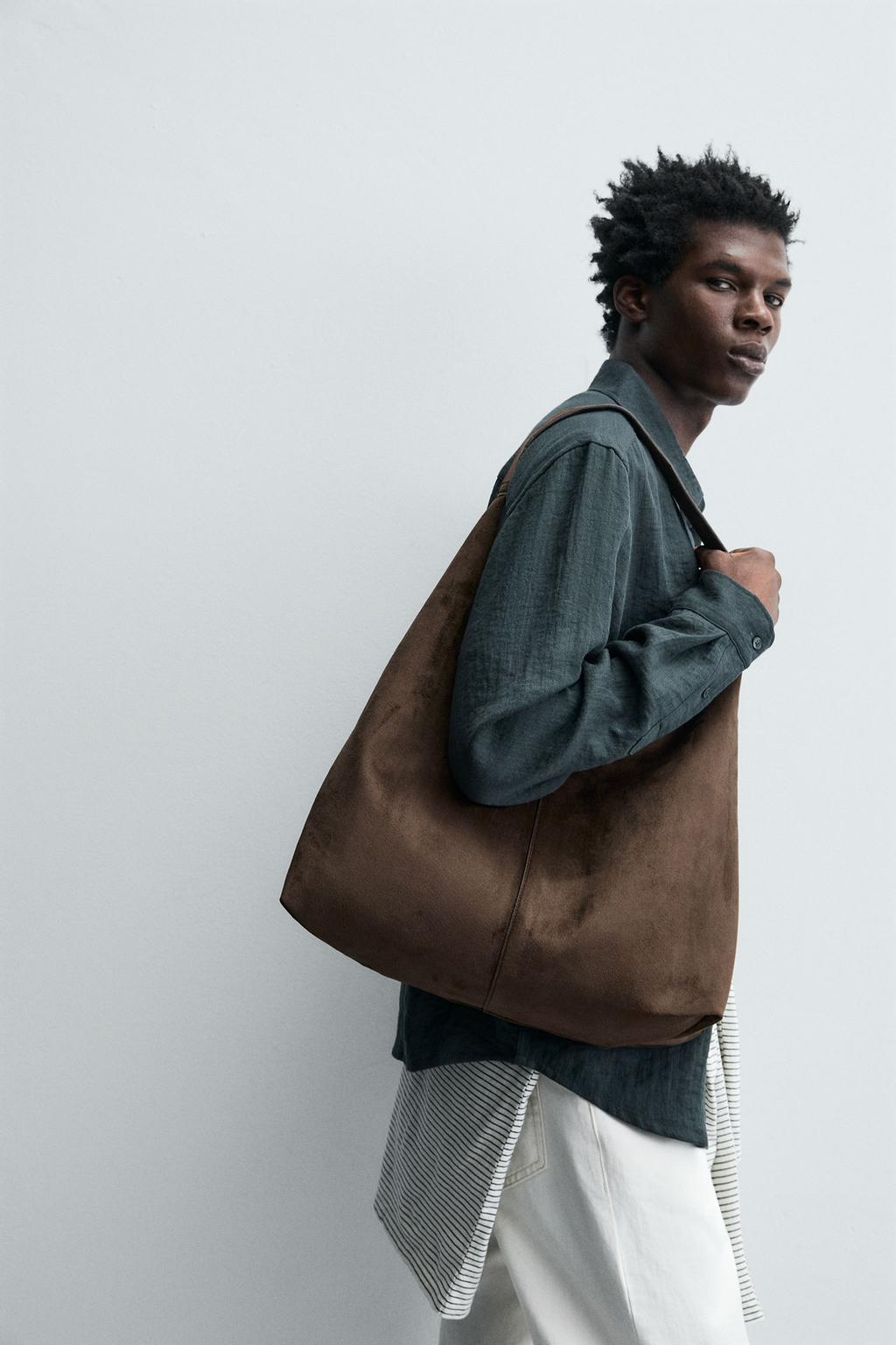 ОДНОТОННАЯ СУМКА-ШОПЕР