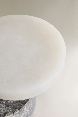 Настольная лампа из алебастра и мрамора- Заказать в России