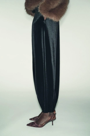 Туфли-мюли из сетчатой ткани со стразами- Заказать в России