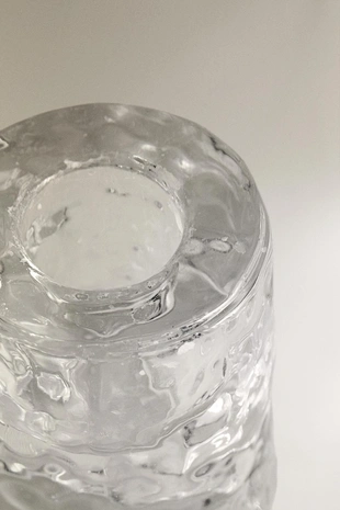 Стеклянный подсвечник- Заказать в России