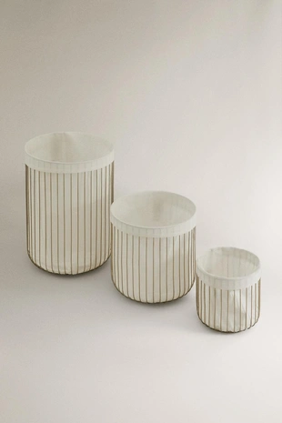 Корзина с тканевой подкладкой- Заказать в России