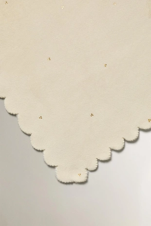 Мягкое покрывало для младенцев с вышивкой и блеском- Заказать в России