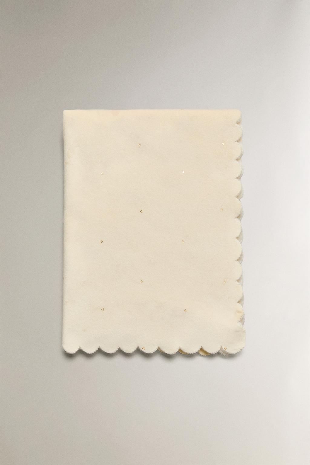 Мягкое покрывало для младенцев с вышивкой и блеском