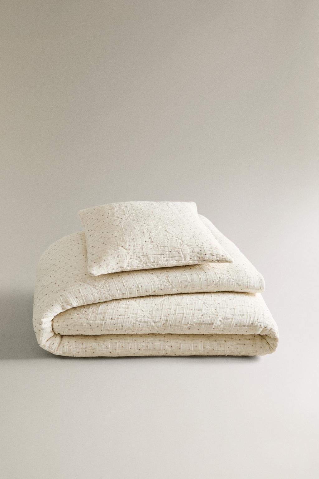 Детское одеяло из муслина с цветочным узором