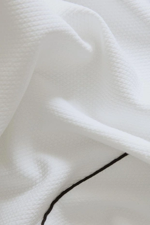 Покрывало из хлопка с контрастной бейкой- Заказать в России