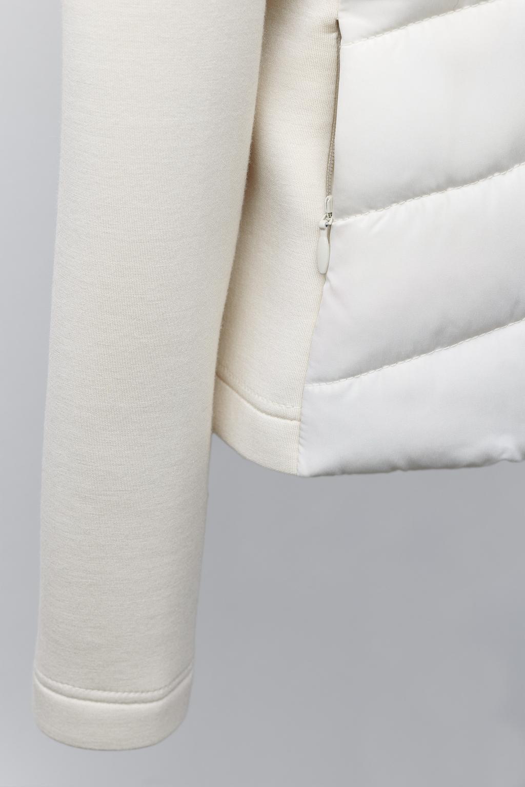 СТЕГАНАЯ КУРТКА С РУКАВАМИ ИЗ НЕОПРЕНА