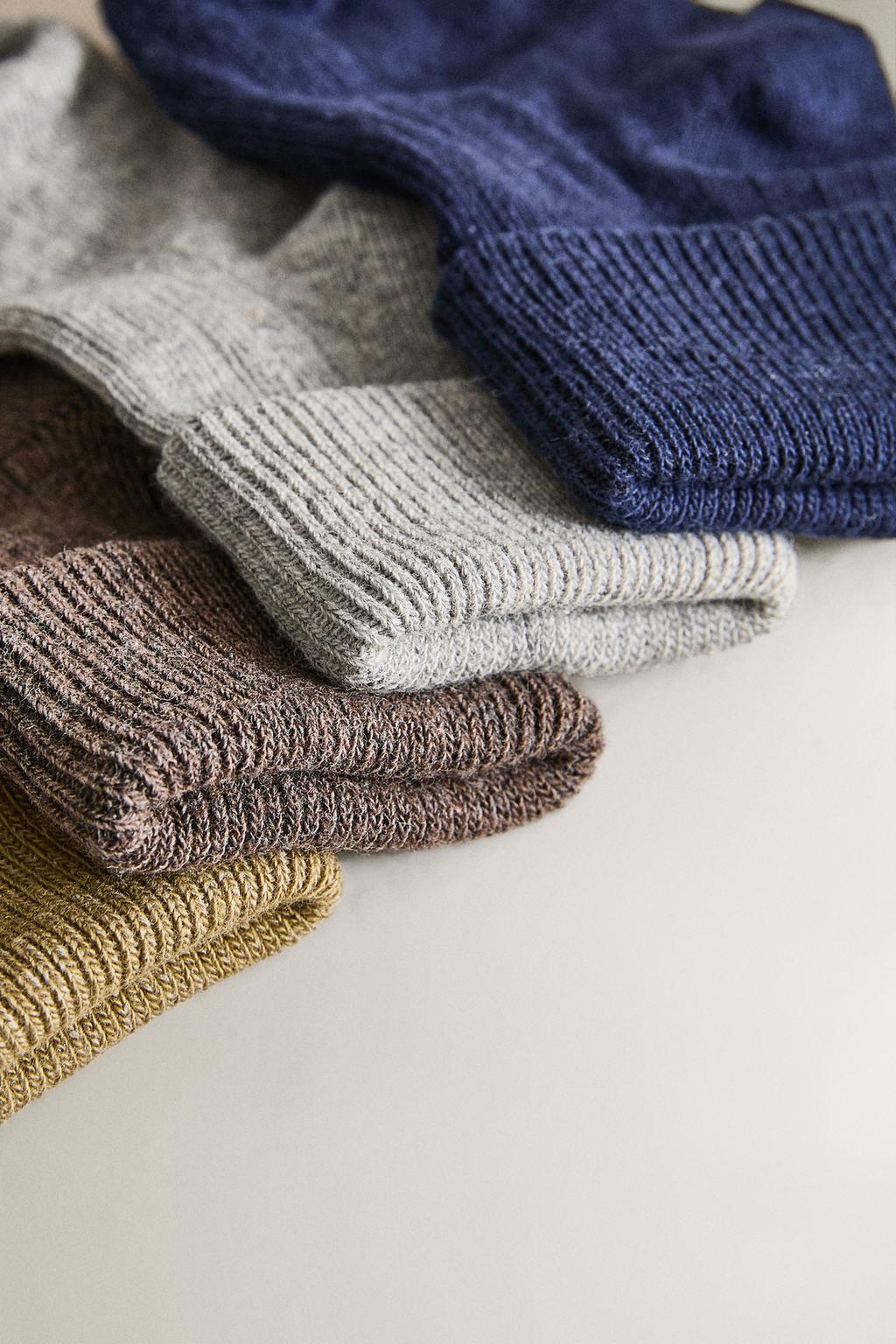 Набор из 4-х цветных носочков для младенцев