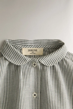 Рубашка для малышей в полоску- Заказать в России