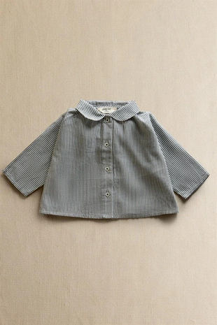 Рубашка для малышей в полоску- Заказать в России
