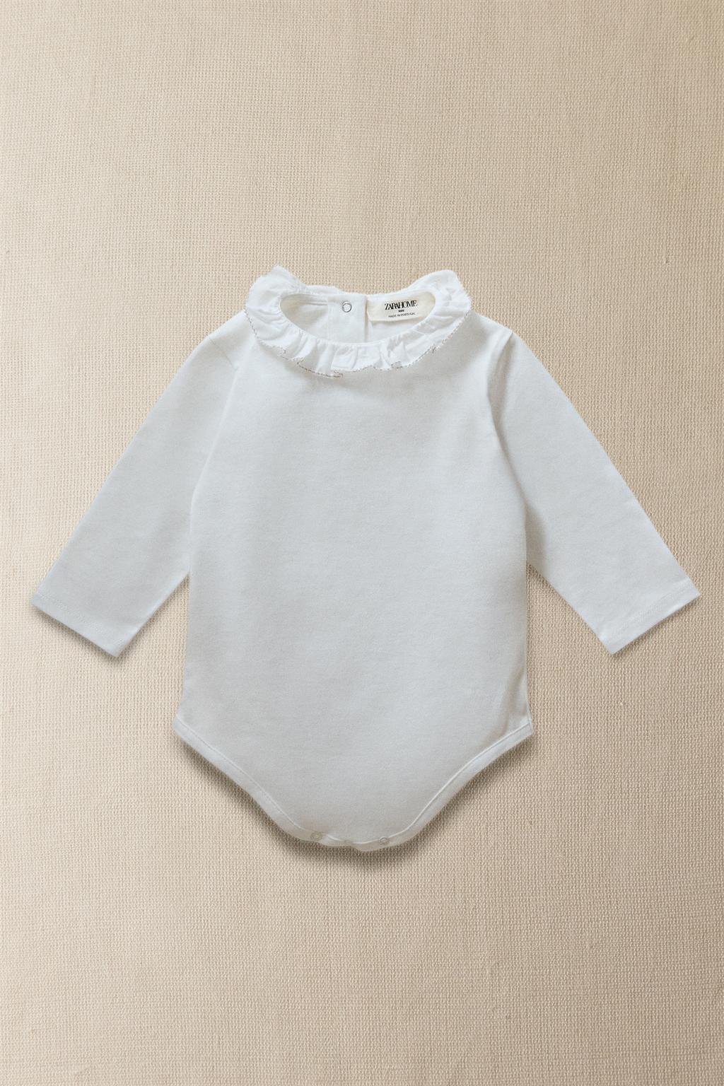 Детский боди с воротником