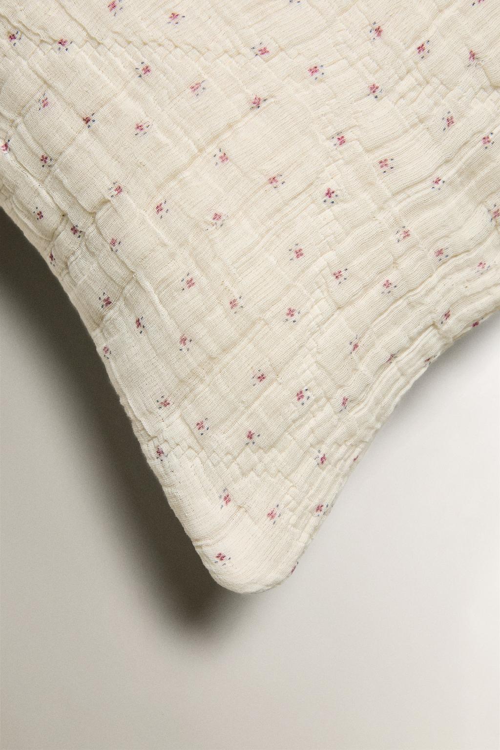 Детский чехол из муслина с цветочным узором