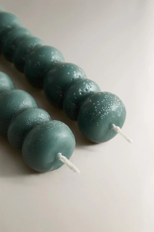 Набор декоративных волнистых свечей (набор из 2 шт.)- Заказать в России