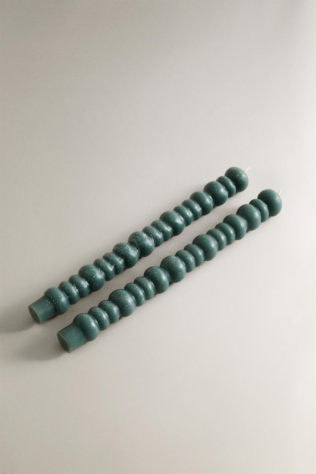 Набор декоративных волнистых свечей (набор из 2 шт.)