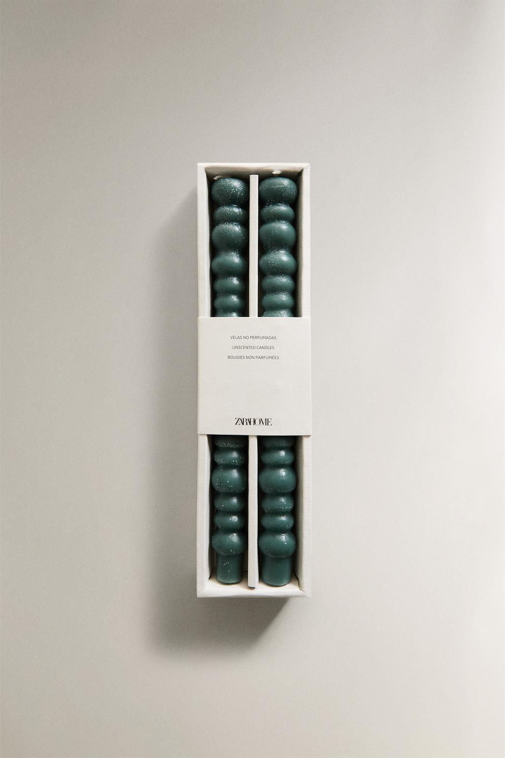 Набор декоративных волнистых свечей (набор из 2 шт.)