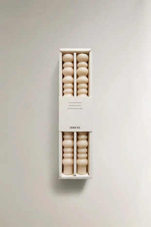 Набор декоративных волнообразных свечей (набор из 2)- Заказать в России