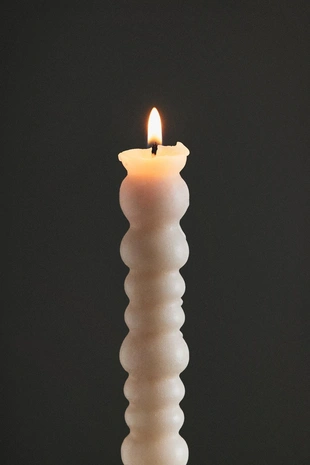 Набор декоративных волнообразных свечей (набор из 2)- Заказать в России